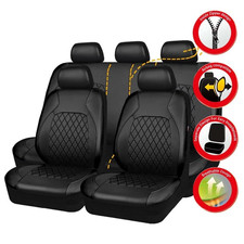 Full Set Car Seat Covers Black